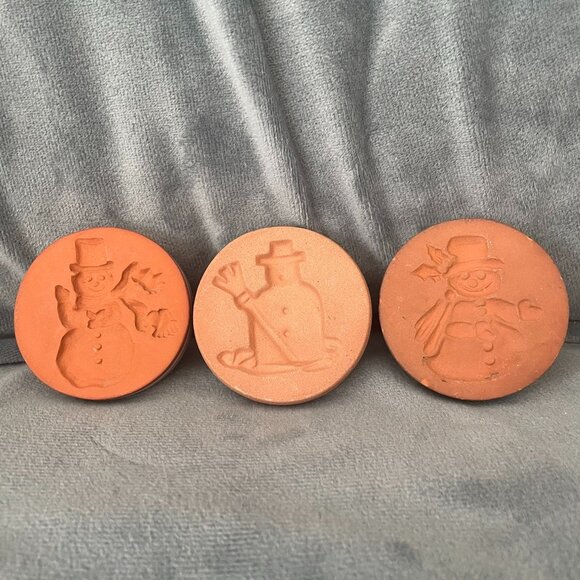 Vintage Rycraft Cookie Stamps Snowmen - Picture 1 of 5